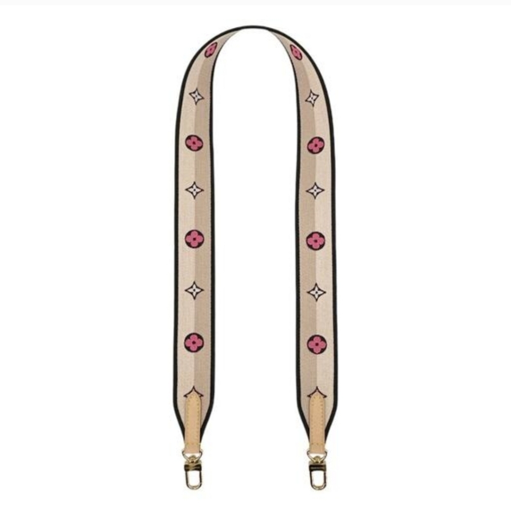 LIKE NEW! Authentic Louis Vuitton LV Monogram Bandoulière JACQUARD GUITAR Strap - Picture 2 of 9
